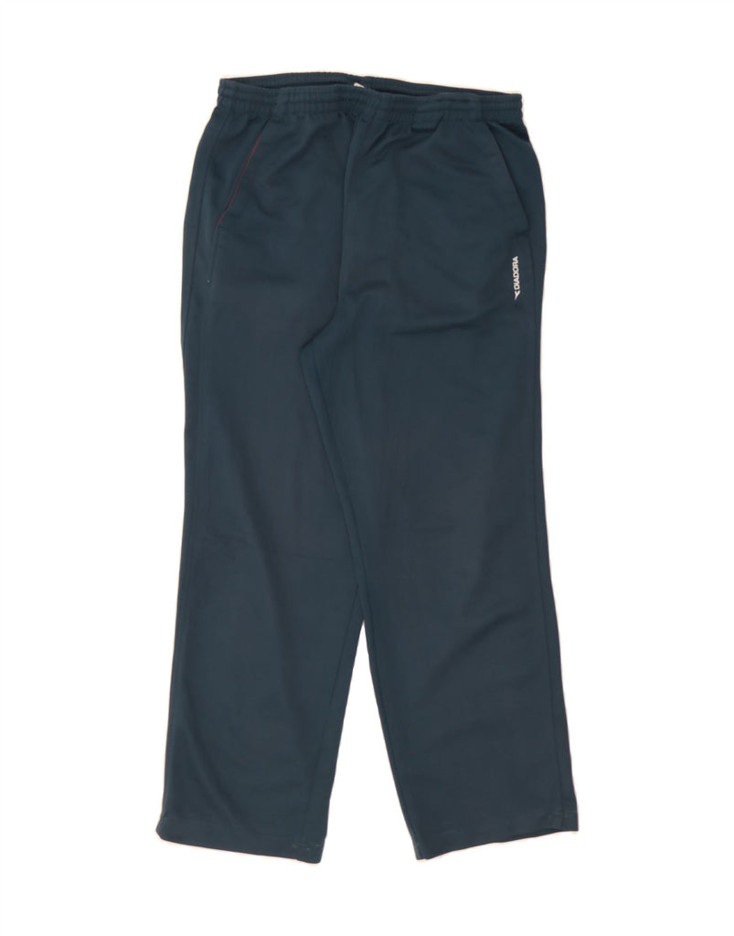 DIADORA Mens Tracksuit Trousers UK 40 Medium  Navy Blue Polyester Vintage Diadora and Second-Hand Diadora from Messina Hembry 