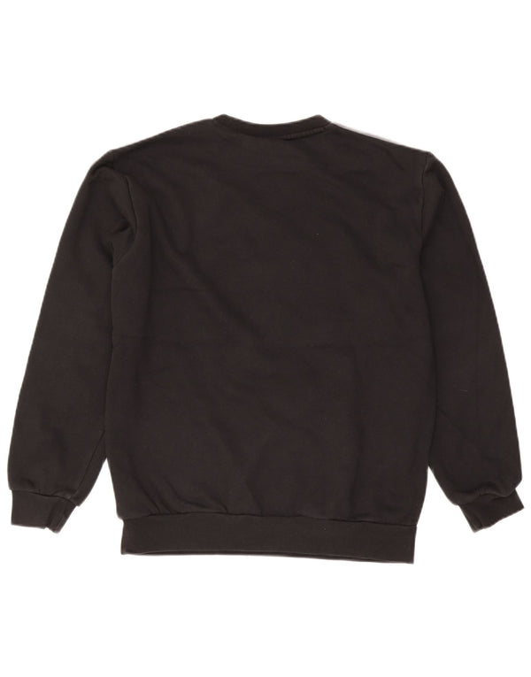 Adidas Mens Graphic Sweatshirt Jumper Small Black Cotton