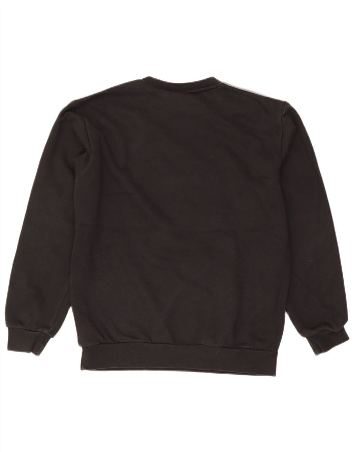 Adidas Mens Graphic Sweatshirt Jumper Small Black Cotton