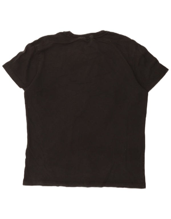 Calvin Klein Jeans Mens Graphic T-Shirt Top XL Black Cotton Classic