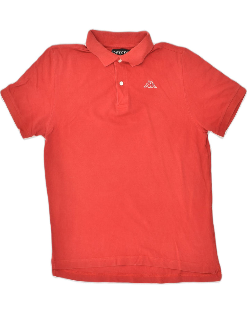 KAPPA Mens Polo Shirt Medium Red Cotton | Vintage Kappa | Thrift | Second-Hand Kappa | Used Clothing | Messina Hembry 