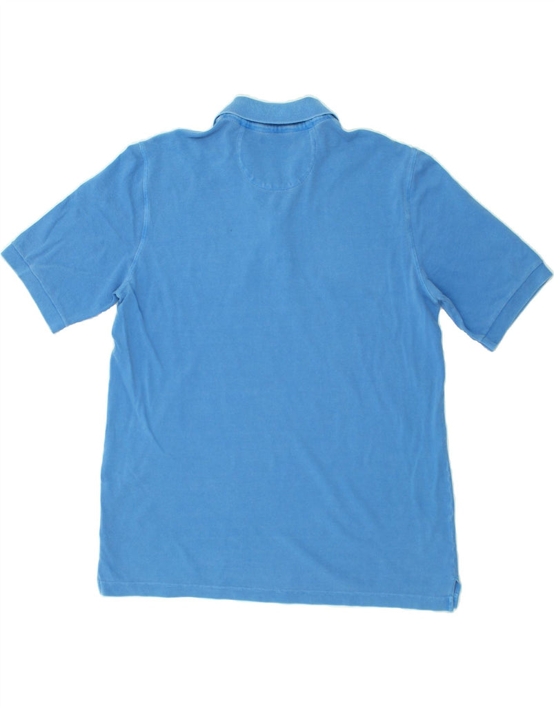 PAUL & SHARK Mens Polo Shirt Large Blue Cotton | Vintage Paul & Shark | Thrift | Second-Hand Paul & Shark | Used Clothing | Messina Hembry 