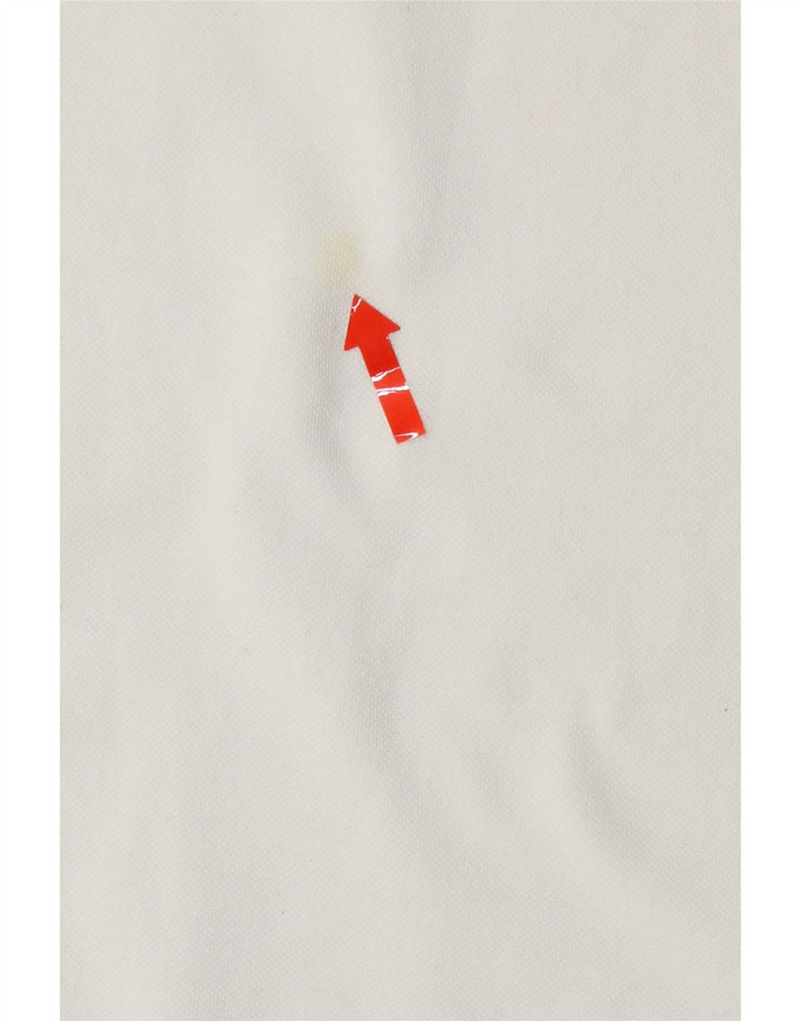 CHAMPION Mens Polo Shirt 2XL White Vintage Champion and Second-Hand Champion from Messina Hembry 