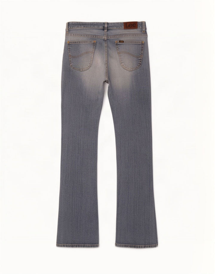 Lee Womens Cameron Bootcut Jeans W28 L33 Blue Cotton