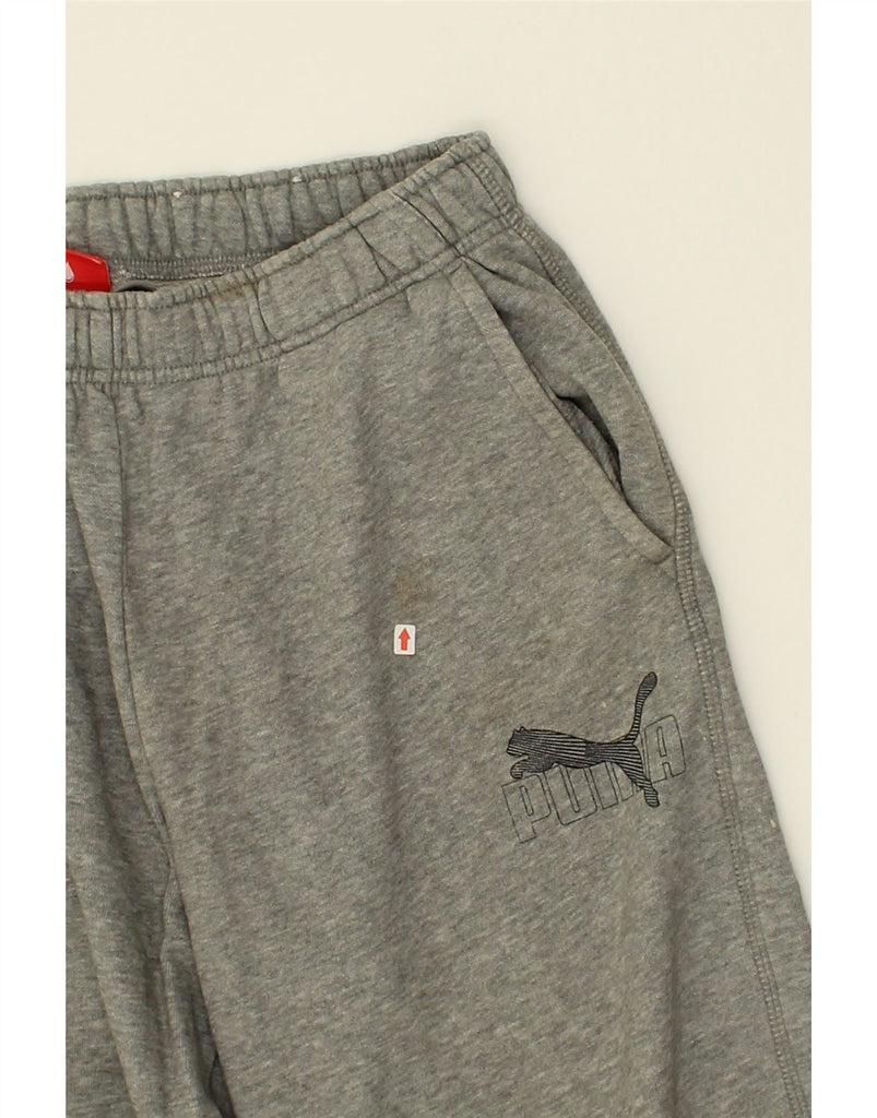 PUMA Mens Tracksuit Trousers Joggers Medium Grey Cotton | Vintage Puma | Thrift | Second-Hand Puma | Used Clothing | Messina Hembry 