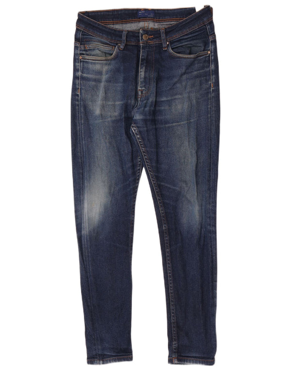 Zara Mens Skinny Jeans EU 42 Large W32 L29 Blue Cotton