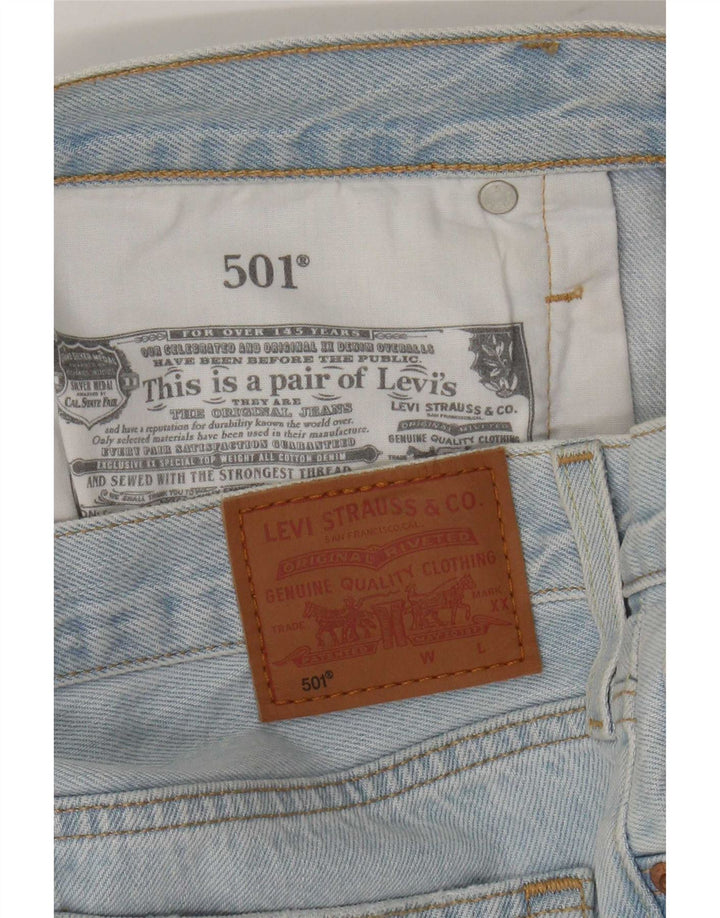 Levi's Womens 501 Denim Shorts Medium W30 Blue