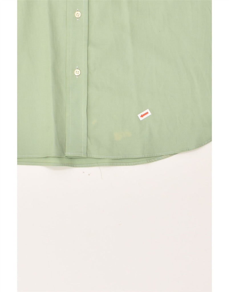 BOGGI MILANO Mens Milano Custom Fit Shirt Size 15 1/2 40 Medium Green | Vintage Boggi Milano | Thrift | Second-Hand Boggi Milano | Used Clothing | Messina Hembry 