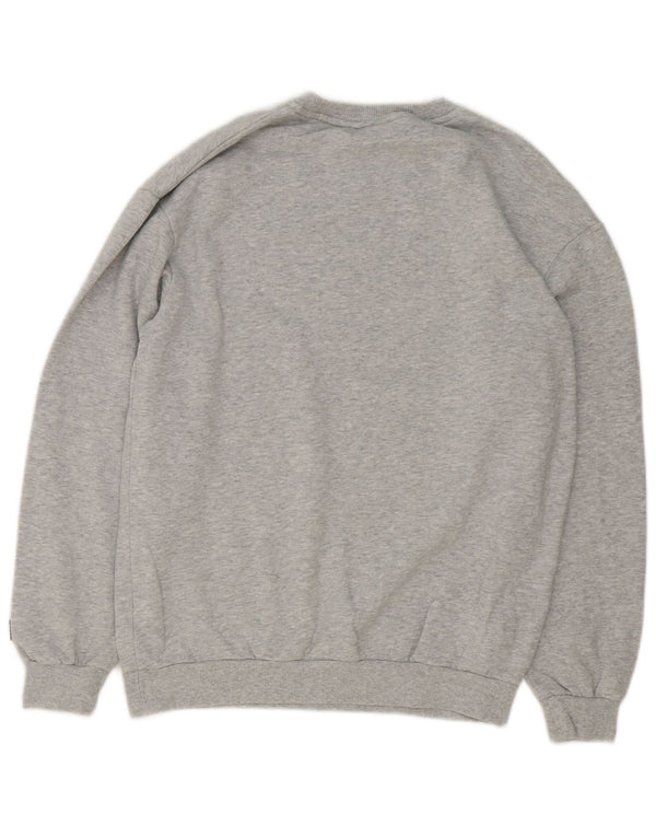 Fila Mens Graphic Sweatshirt Jumper Small Grey Cotton
