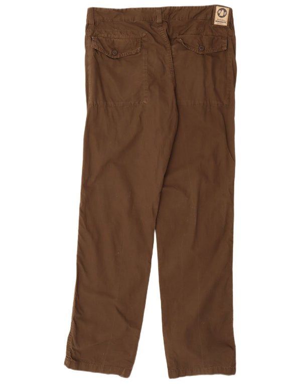 Murphy & Nye Mens Straight Chino Trousers W36 L35 Khaki Cotton Nautical