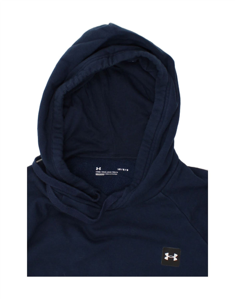 UNDER ARMOUR Mens Hoodie Jumper Large Navy Blue | Vintage Under Armour | Thrift | Second-Hand Under Armour | Used Clothing | Messina Hembry 