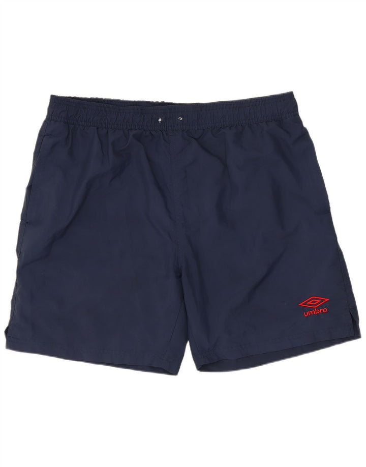 UMBRO Mens Swimming Shorts XL  Navy Blue Polyester