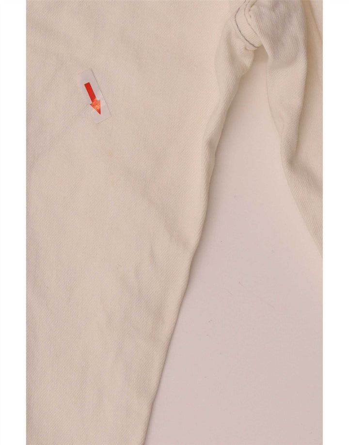 Levi's Womens 511 Slim Jeans W33 L34 White Cotton