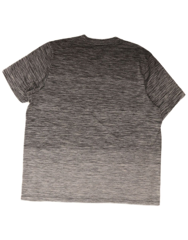 Adidas Mens T-Shirt Top Medium Grey Flecked