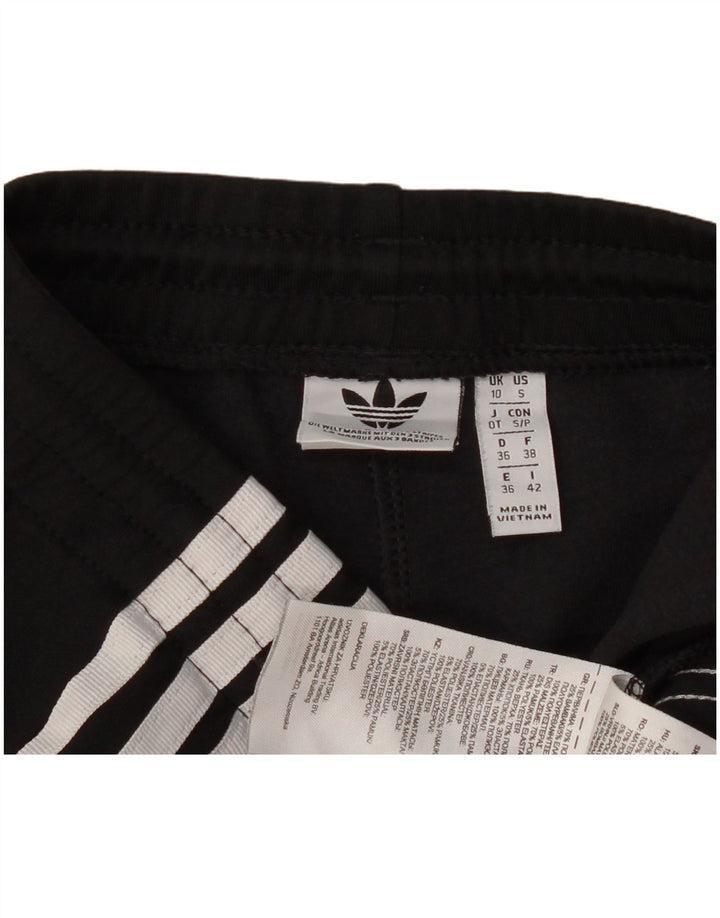 Adidas Womens Tracksuit Trousers UK 10 Small  Black Polyester