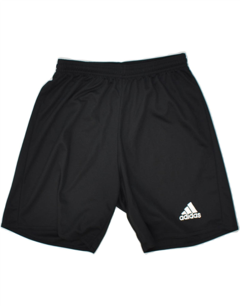 ADIDAS Mens Sport Shorts Small Black Polyester | Vintage Adidas | Thrift | Second-Hand Adidas | Used Clothing | Messina Hembry 