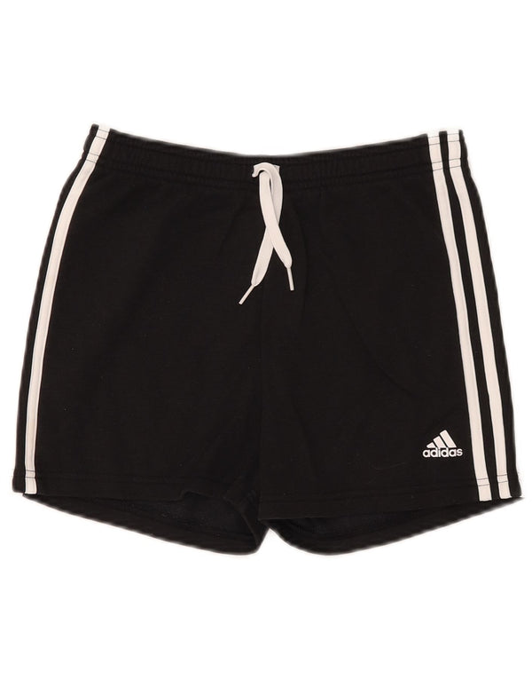 Adidas Girls Sport Shorts 13-14 Years  Black Cotton