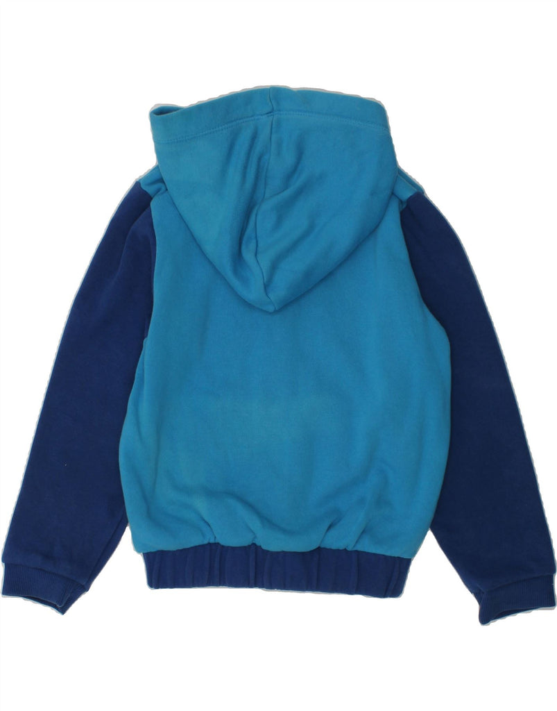 PUMA Boys Zip Hoodie Sweater 3-4 Years Blue Colourblock Cotton | Vintage Puma | Thrift | Second-Hand Puma | Used Clothing | Messina Hembry 