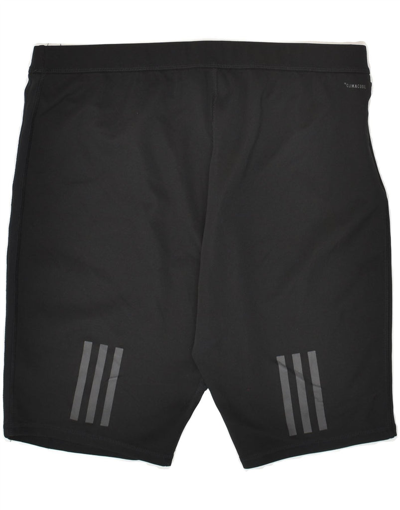 ADIDAS Womens Climacool Graphic Sport Shorts UK 18 XL Black | Vintage Adidas | Thrift | Second-Hand Adidas | Used Clothing | Messina Hembry 