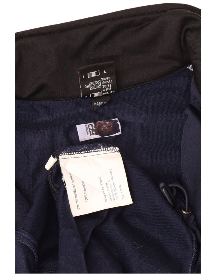Uhlsport Mens Tracksuit Top Jacket UK 38/40 Medium Navy Blue Polyester