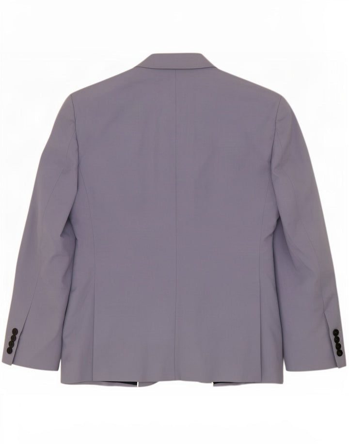 Marks & Spencer Mens Autograph 2 Button Blazer Jacket UK 40 Medium Blue