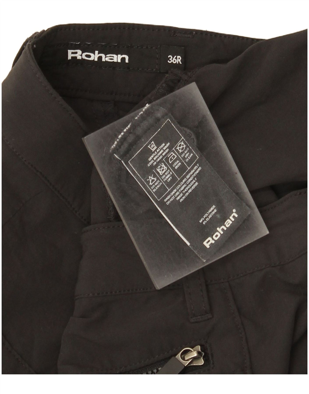 Rohan Womens Straight Cargo Trousers W36 L31 Grey Polyamide