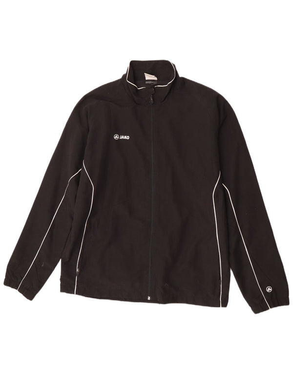 Jako Mens Tracksuit Top Jacket Medium Black Polyester Sports