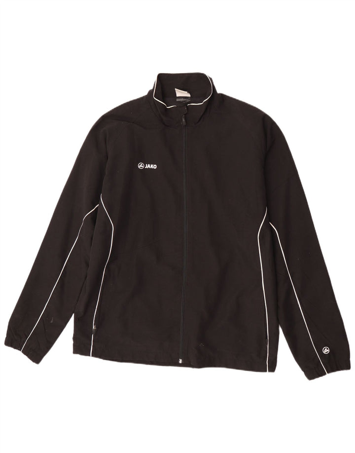 Jako Mens Tracksuit Top Jacket Medium Black Polyester Sports