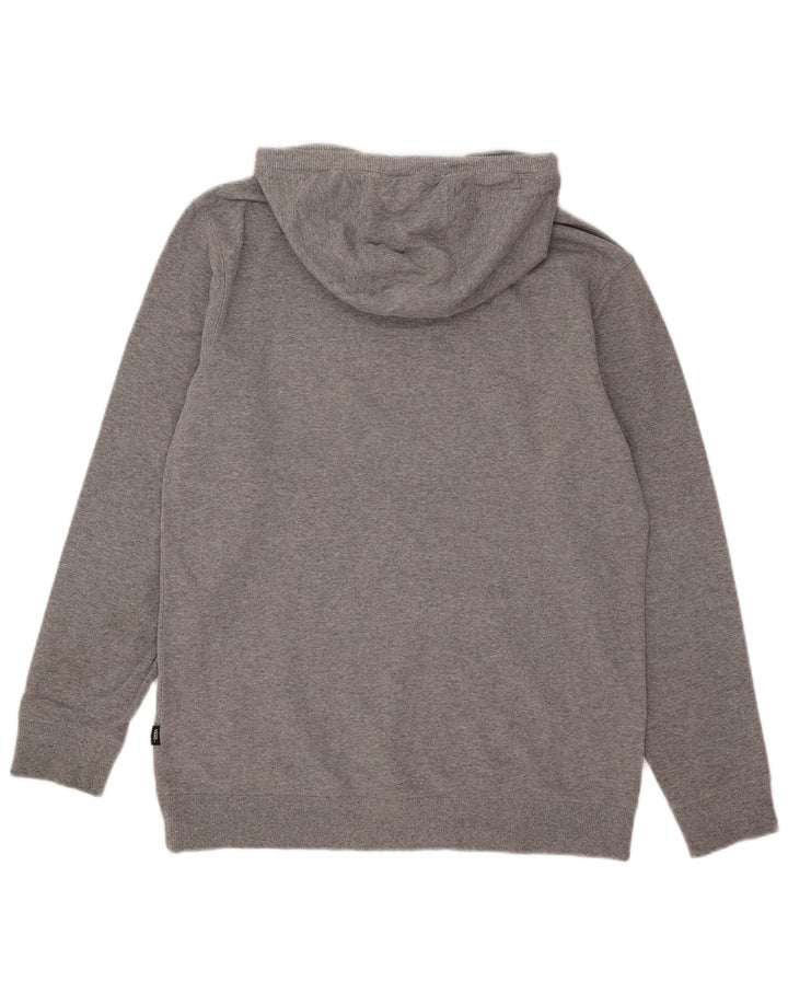 Vans Mens Graphic Hoodie Jumper Medium Grey Flecked