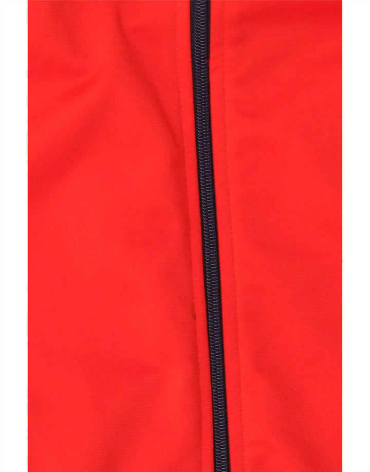 Puma Mens Tracksuit Top Jacket Small Red Polyester