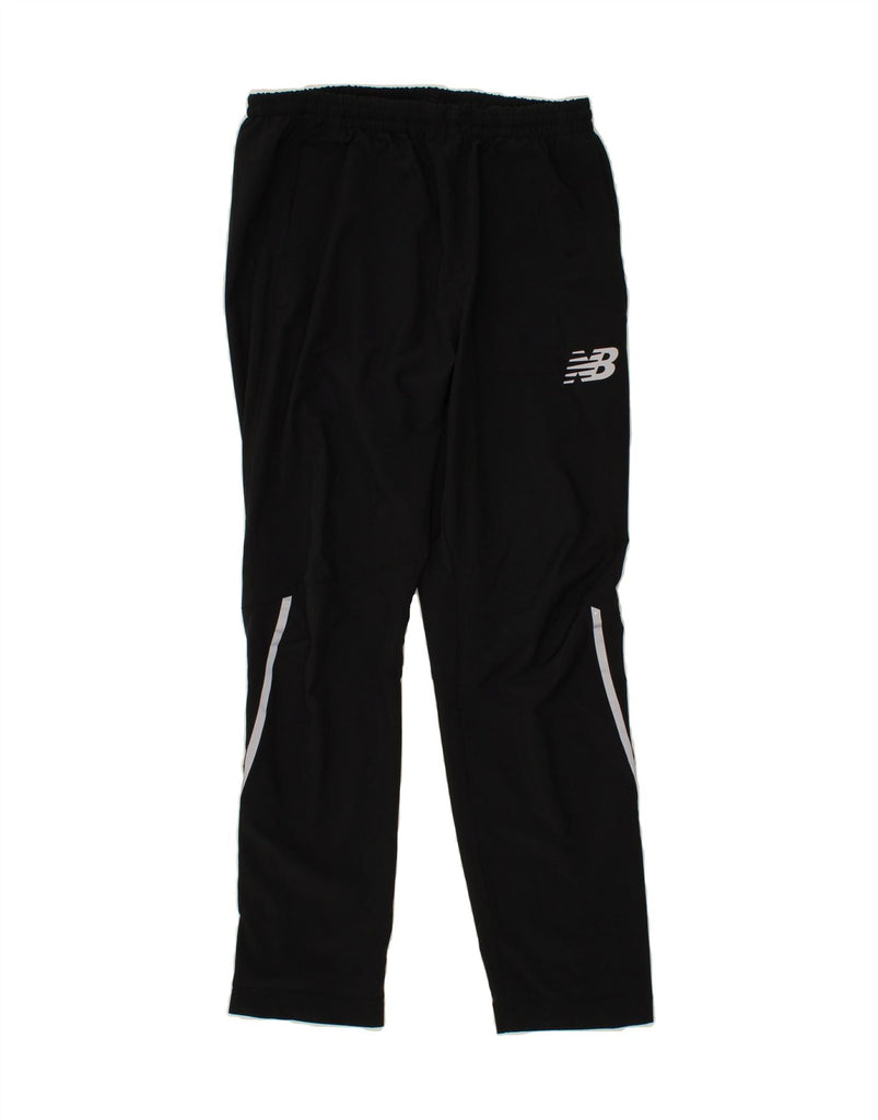 NEW BALANCE Mens Tracksuit Trousers Medium Black Polyester | Vintage New Balance | Thrift | Second-Hand New Balance | Used Clothing | Messina Hembry 