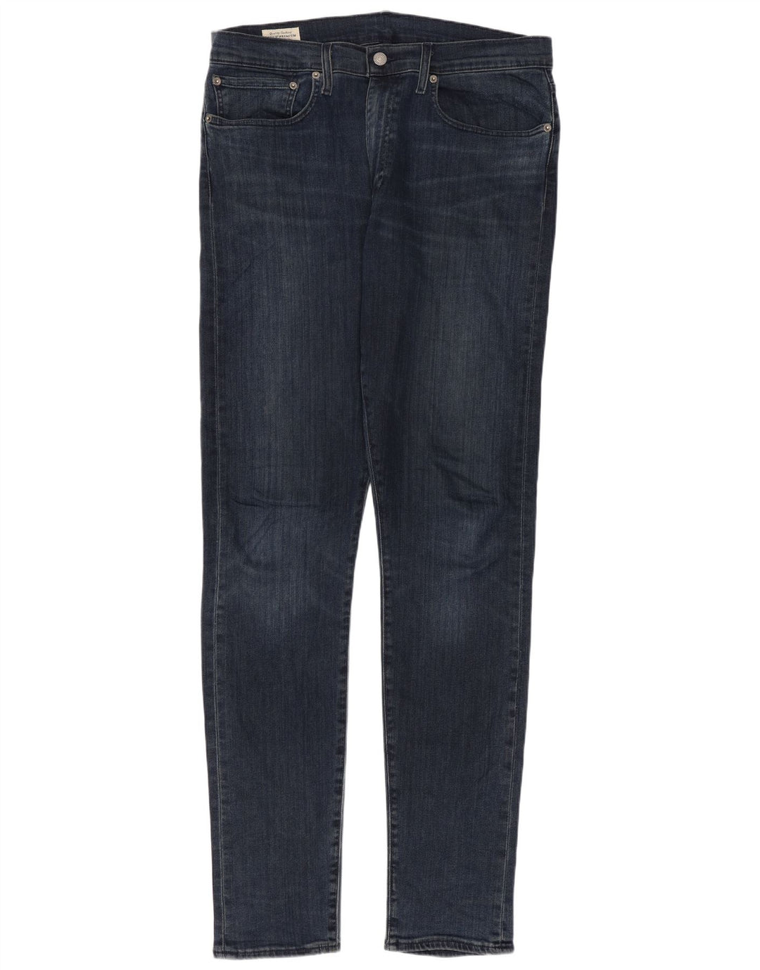 Levi's Womens 512 Slim Tapered Jeans W34 L36 Navy Blue