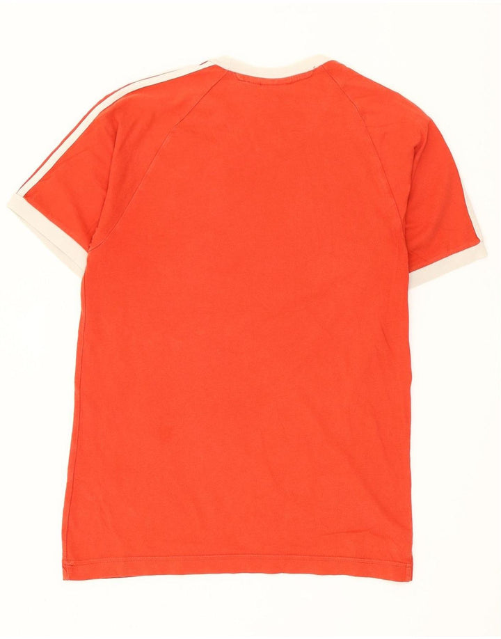 Adidas Mens T-Shirt Top Small Red