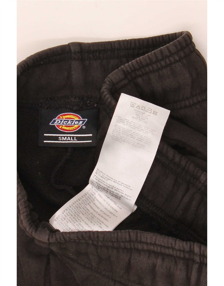 Dickies Mens Tracksuit Trousers Joggers Small Black Cotton