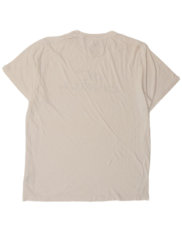 O'Neill Mens Regular Fit Graphic T-Shirt Top XL White Cotton