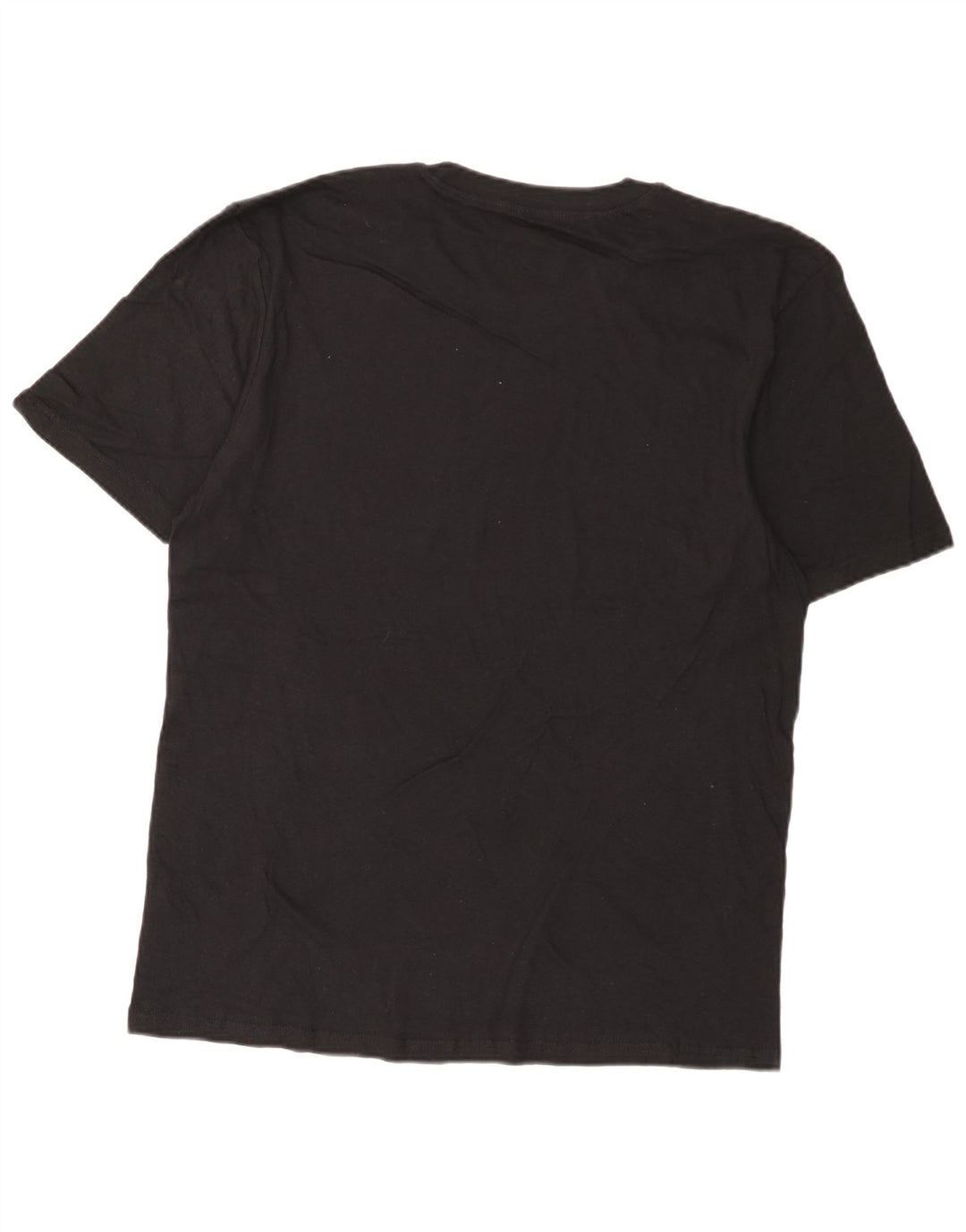 Nautica Mens T-Shirt Top Large Black Cotton