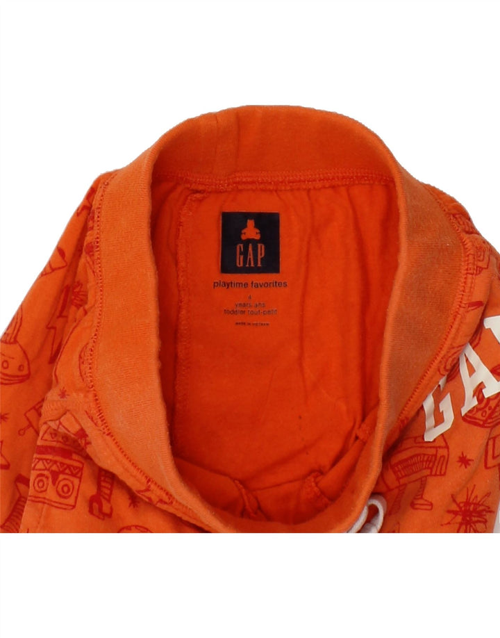 GAP Boys Graphic Sport Shorts 3-4 Years Orange Cotton Vintage Gap and Second-Hand Gap from Messina Hembry 