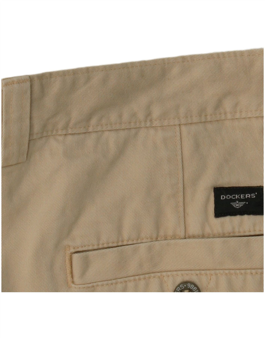 DOCKERS Mens Slim Fit Chino Trousers W38 L30 Beige