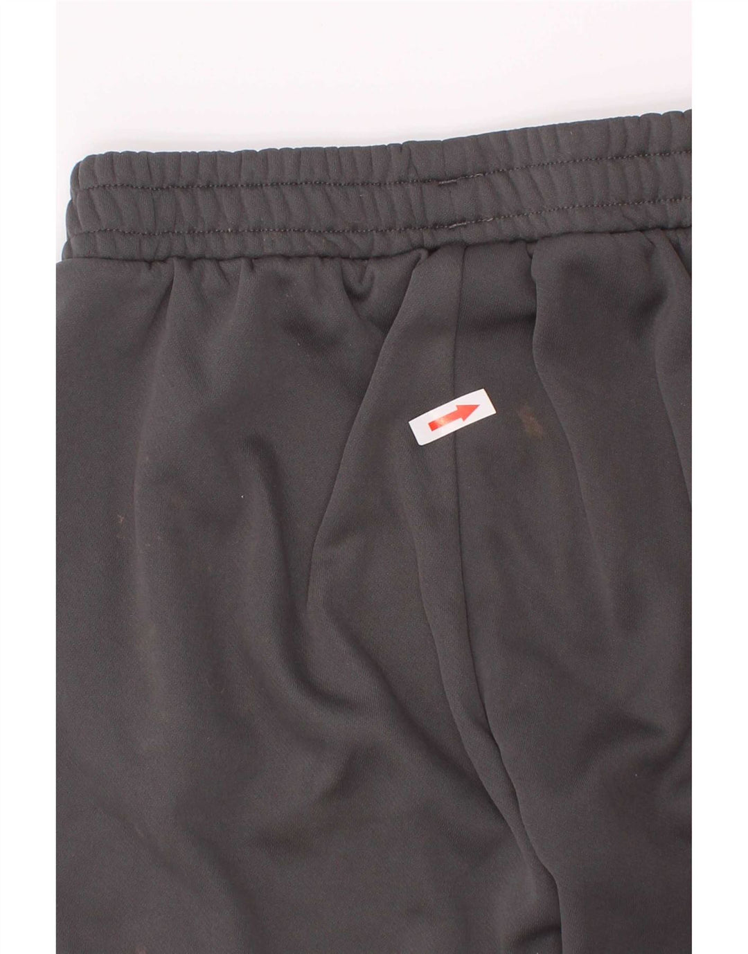 Adidas Boys Graphic Tracksuit Trousers Joggers 7-8 Years Grey Polyester