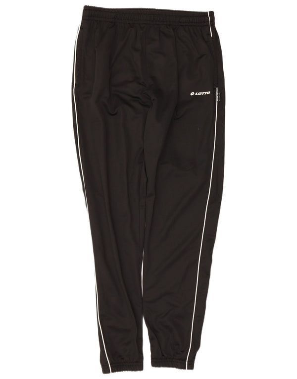 Lotto Mens Tracksuit Trousers Joggers Large  Black Polyester