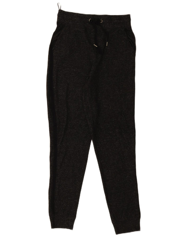 Marks & Spencer Womens Tracksuit Trousers Joggers UK 8 Small Grey Flecked