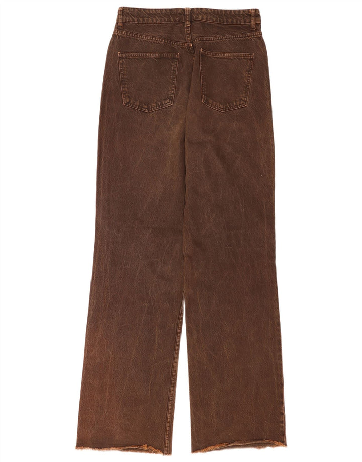 Zara Womens Straight Jeans EU 40 Medium W30 L33 Brown
