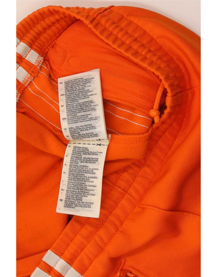 Adidas Womens Tracksuit Trousers UK 8 Small Orange Polyester