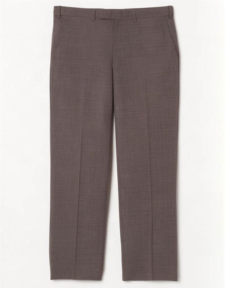 Marks & Spencer Mens Regular Fit Suit Trousers W32 L31 Grey Wool