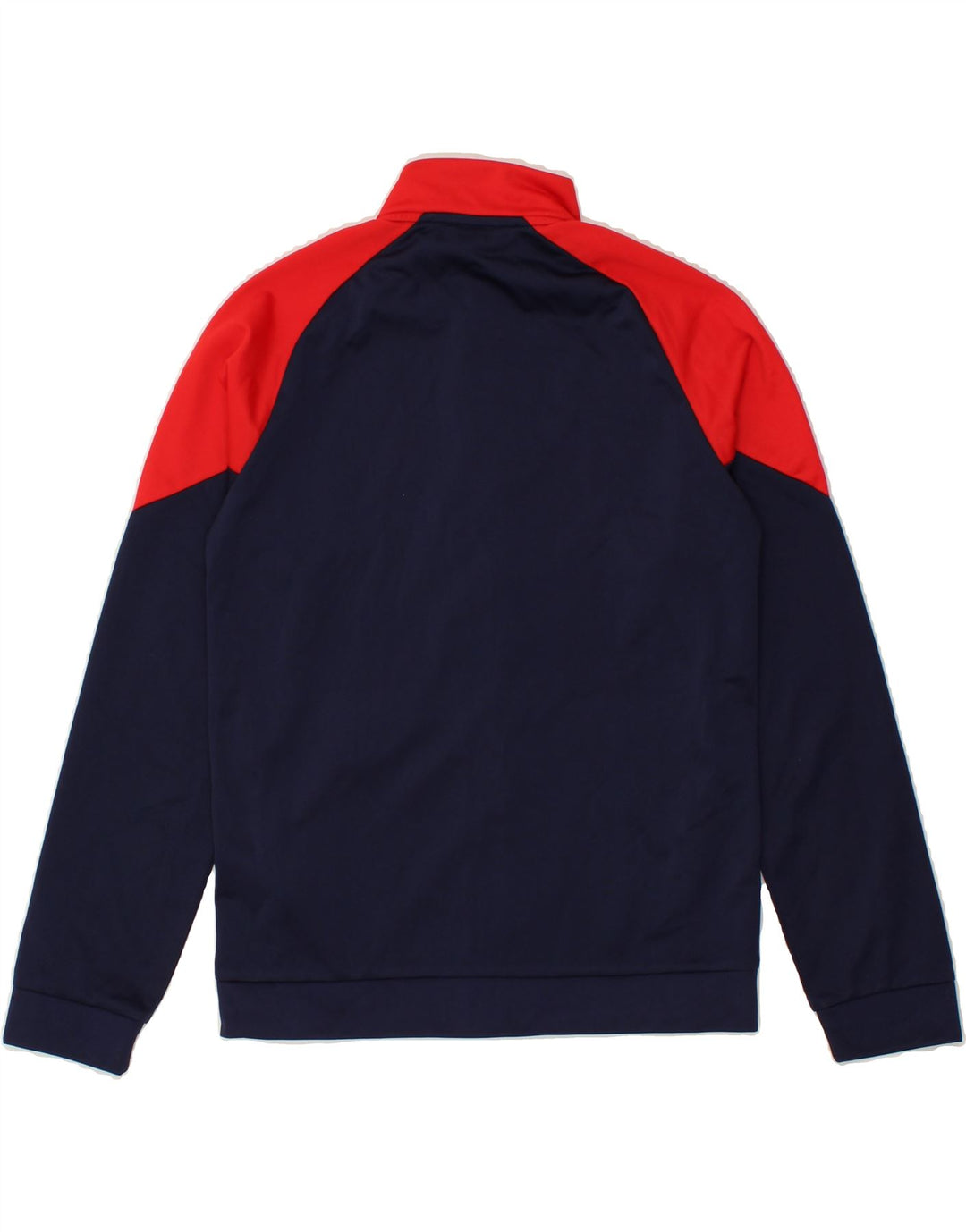 PUMA Boys Graphic Tracksuit Top Jacket 13-14 Years Navy Blue Colourblock Vintage Puma and Second-Hand Puma from Messina Hembry 