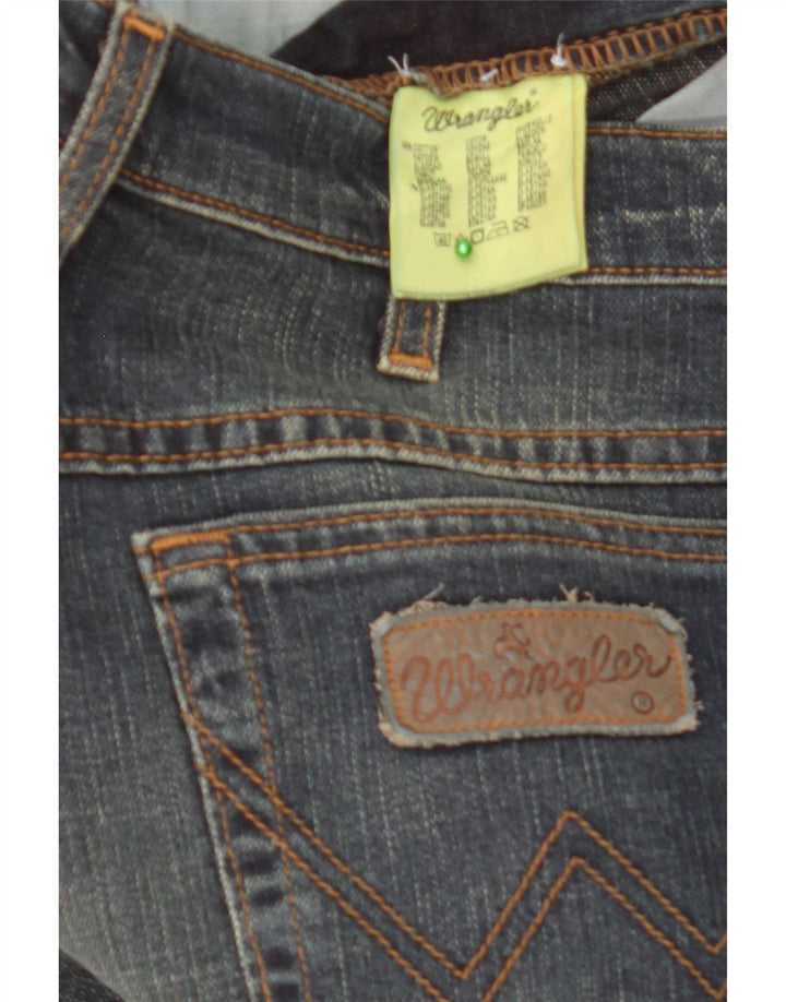 Wrangler Mens Texas Stretch Straight Jeans W32 L30 Navy Blue