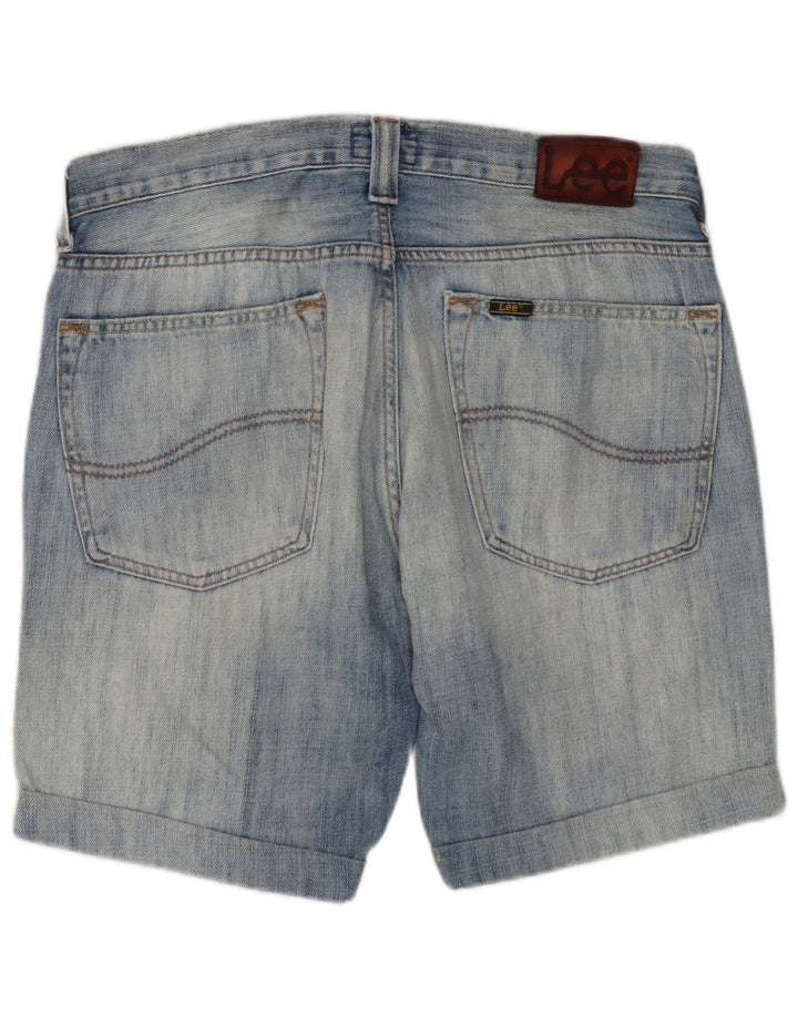 Lee Mens Ripley Denim Shorts W31 Medium Blue Cotton