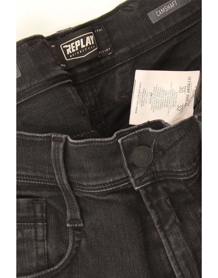 Replay Mens Extreme Flex Skinny Jeans W30 L32 Black