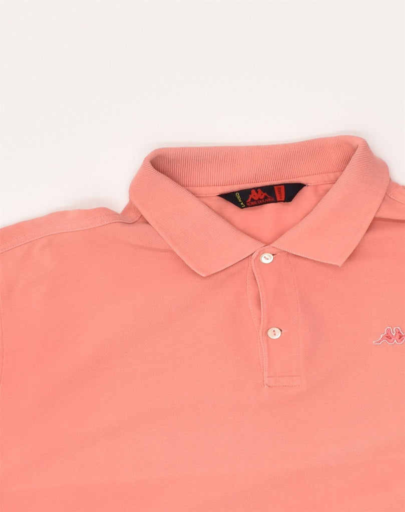 KAPPA Mens Polo Shirt XL Pink Cotton | Vintage Kappa | Thrift | Second-Hand Kappa | Used Clothing | Messina Hembry 