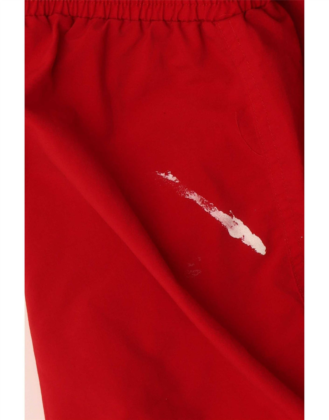 Adidas Mens Tracksuit Trousers Joggers Large Red Polyester